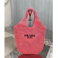 Traditional Specials Prada Crochet Tote bag 1BG424 Pink 2024