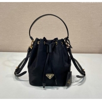 Super Quality Prada Re-Edition 1978 Re-Nylon Bucket mini-bag 1BE067 Black 2024