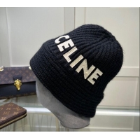 Good Product Celine Knit Hat 0731 Black 2023