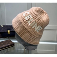 Top Grade Celine Knit Hat 0731 Rose Beige 2023