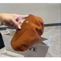 Buy Cheap Celine Knit Beret Hat CE08152 Brown 2023