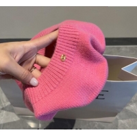 Good Looking Celine Knit Beret Hat CE08152 Pink 2023