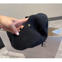 Cheapest Celine Knit Beret Hat CE08152 Black 2023