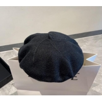 Cheapest Celine Knit Beret Hat CE08152 Black 2023