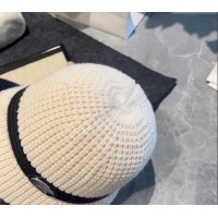 Unique Discount Celine Knit Hat 1108 White 2023