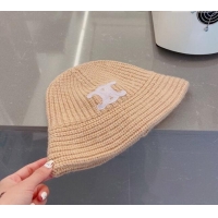 Reasonable Price Celine Triomphe Knit Hat 1123 Nude 2023