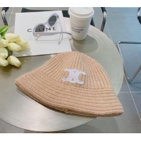 Reasonable Price Celine Triomphe Knit Hat 1123 Nude 2023