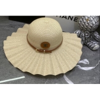 Good Looking Celine Straw Wide Brim Hat 0301 Beige 2024