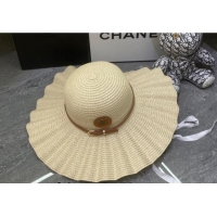 Good Looking Celine Straw Wide Brim Hat 0301 Beige 2024