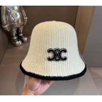 Buy Fashionable Celine Bucket Hat 040301 White 2024