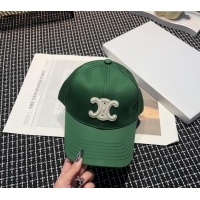 Trendy Design Celine Baseball Hat Triomphe 0403 Dark Green 2024