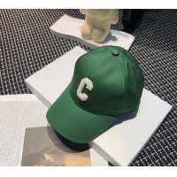 Best Price Celine Baseball Hat Letter C 0403 Dark Green 2024