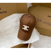 Market Sells Celine Canvas Baseball Hat 040302 Brown 2024