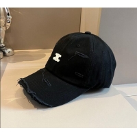 Grade Quality Celine Canvas Baseball hat 0514 Black 2024