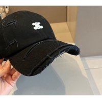 Grade Quality Celine Canvas Baseball hat 0514 Black 2024