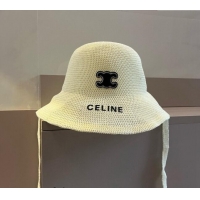 Grade Quality Celine Knit Bucket Hat 061902 Beige 2024