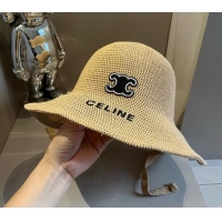 Top Grade Celine Knit Bucket Hat 061902 Khaki 2024