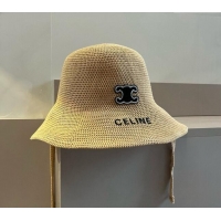 Top Grade Celine Knit Bucket Hat 061902 Khaki 2024