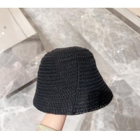 Good Taste Celine Knit Bucket Hat 0710 Black 2024