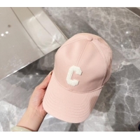 New Design Celine Baseball Hat with C Letter 073002 Light Pink 2024