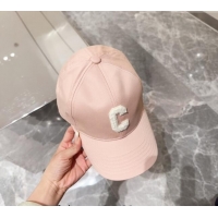 New Design Celine Baseball Hat with C Letter 073002 Light Pink 2024