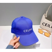 Buy Classic Celine Baseball Hat with CELINE 073002 Sky Blue 2024