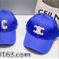 New Style Cheap Celine Baseball Hat with Logo 073002 Sky Blue 2024