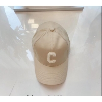 Best Wholesale Celine Baseball Hat with C Letter 073002 Light Beige 2024