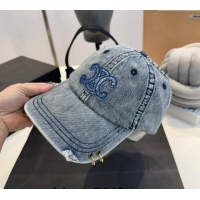 Market Sells Celine Denim Baseball Hat 082203 Blue 2024