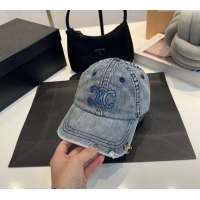 Market Sells Celine Denim Baseball Hat 082203 Blue 2024