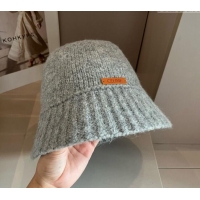 Buy Fashionable Celine Knit Bucket Hat 0913 Dark Grey 2024