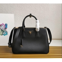 Low Cost Prada Large Prada Galleria leather top handle Bag 1BA274 Black 2024