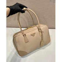 Traditional Specials Prada Re-Edition 1978 large Re-Nylon and Saffiano leather two-handle bag 1BB114 Beige 2024