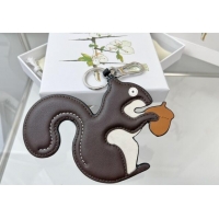 Top Quality Loewe Squirrel Calfskin Bag Charm and Key Holder L8125 2023