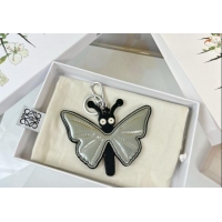 New Design Loewe Butterfly Calfskin Bag Charm and Key Holder L8125 Grey 2023