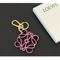 Best Price Loewe Anagram Bag Charm and Key Holder 1207 Pink 2023