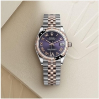 Super Quality Rolex Datejust Watch 36mm In Oystersteel Everose Gold And Diamonds M126232