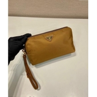 Top Grade Prada Re-Nylon pouch 1NS693 Brown 2024