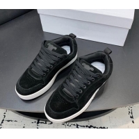 Buy Luxury Celine Trainer Suede Low Sneakers Black 813020