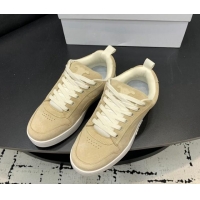 Hot Style Celine Trainer Suede Low Sneakers Beige 813021