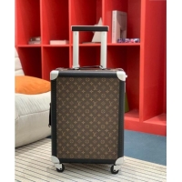 Top Quality Louis Vuitton Rolling Trunk Travel Luggage in Classic Monogram Canvas 0920 Orange 2024