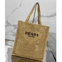 Pretty Style Prada Crochet Tote bag 1BG393 Beige 2024