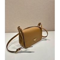 Reasonable Price Prada Leather Shoulder bag 1BD372 Brown 2024