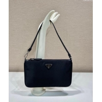 Top Design Prada Re-Nylon mini bag 1NI545 Black 2024