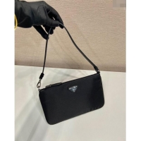 Top Design Prada Re-Nylon mini bag 1NI545 Black 2024