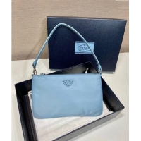 Top Grade Prada Re-Nylon mini bag 1NI545 Light Blue 2024