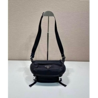 Pretty Style Prada Mens Re-Nylon and Saffiano leather shoulder bag 2VH171 Black 2024