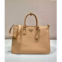 Grade Quality Prada Extra-large Galleria leather top handle bag 1BA802 Beige 2024