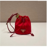 Good Taste Prada Re-Edition 1978 Re-Nylon mini-pouch Bag 1TT202 Red 2024