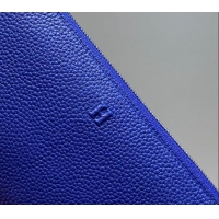 Luxurious Hermes Togo Supple Leather Zip Long Wallet H092401 Electric Blue 2024